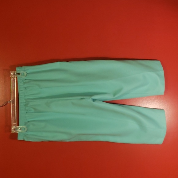 Kim Roger's Lady's Petite Capri Pants In the Color of Mint Green - Picture 4 of 7